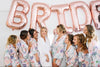 Floral Robes for Bridesmaids