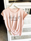 Soft Blush Bridal Tee Shirt - Lucky Maiden