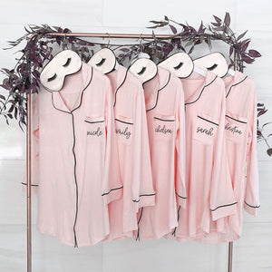 Personalized Bridesmaid Sleep Shirt - Lucky Maiden