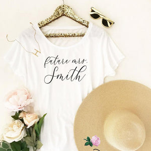 Loose Fit T Shirt for Bride - Lucky Maiden