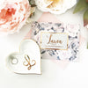 Heart Shaped Ring Dish Holder - Lucky Maiden
