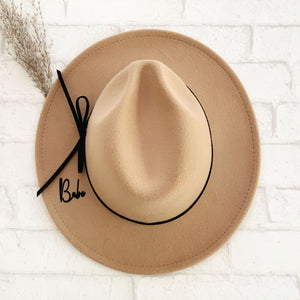 Bridal Fedora Hat - Lucky Maiden