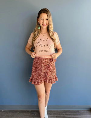 Soft Blush Bridal Tee Shirt - Lucky Maiden