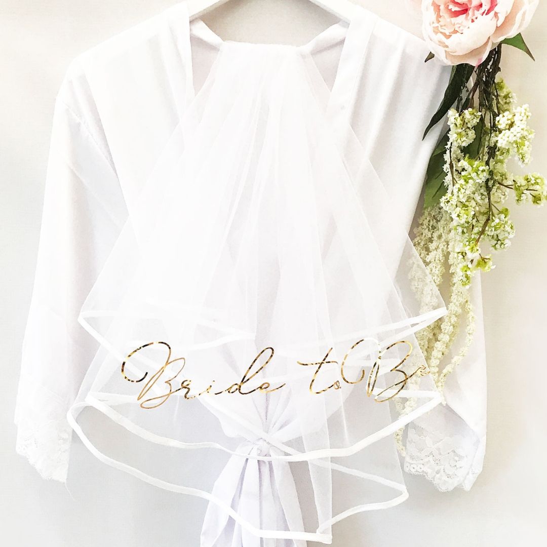 Bridal / Bachelorette Party Veil – AshleighDesignCo