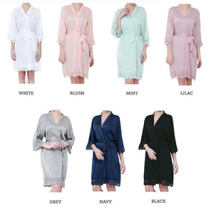 Bride and Bridesmaid Robes - Lucky Maiden