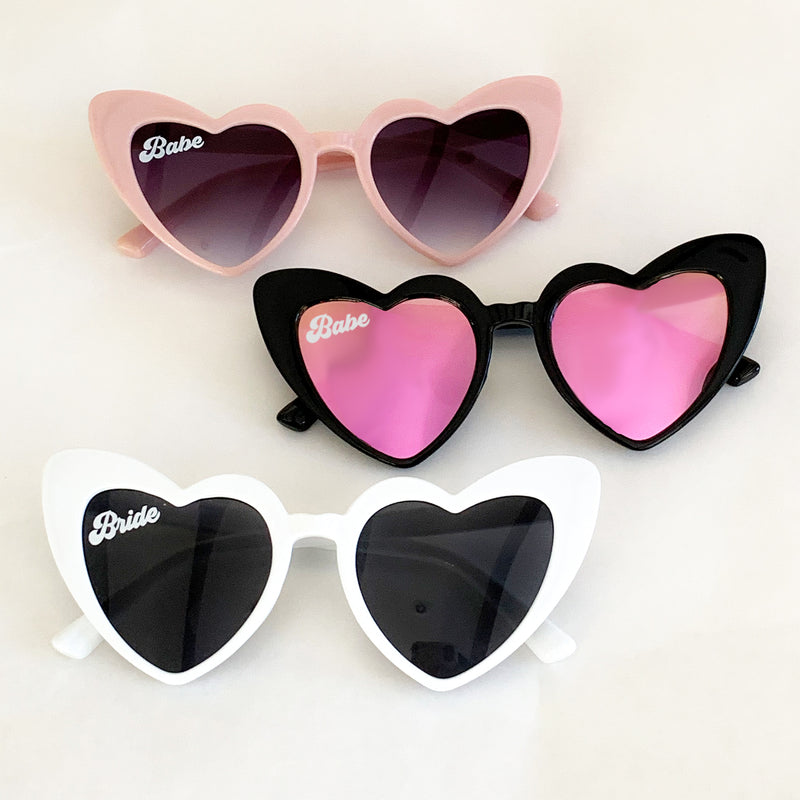 Heart Shaped Bride Sunglasses
