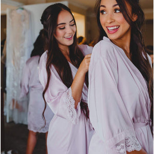 Bride and Bridesmaid Robes - Lucky Maiden