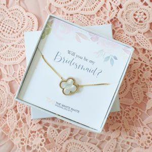Bridesmaid Necklace - Lucky Maiden