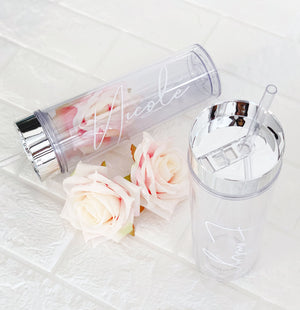 Personalized Bridesmaid Tumblers - Lucky Maiden